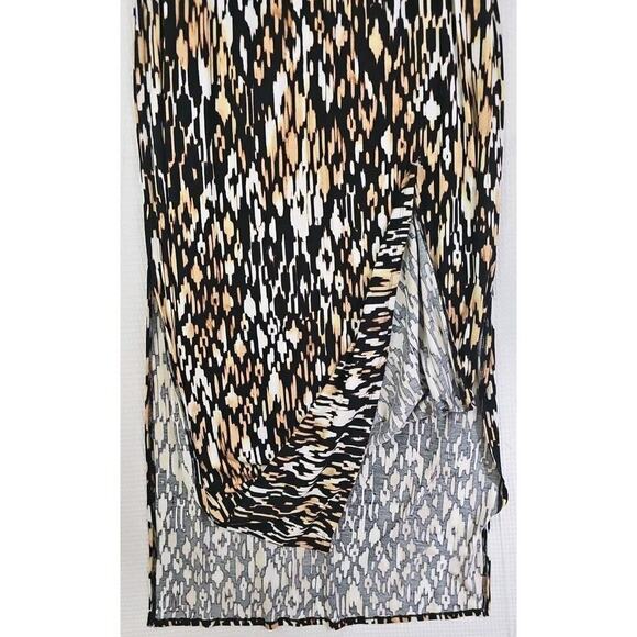 Spence ~Woman Size S~ Beige/Brown Animal Print Sleeveless Drest Elastick Waist. - Picture 13 of 16